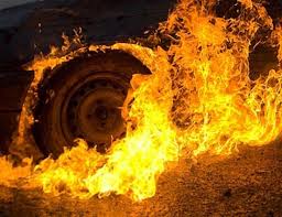 пожежа авто 6665